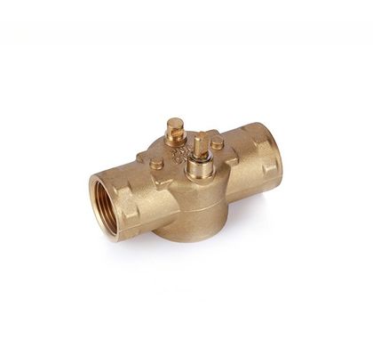 구리 DN20 물 냉각기 FCU HVAC 전기 성능을위한 2 차원 모터화 구역 밸브