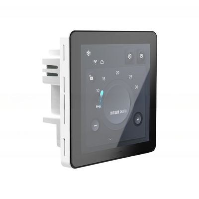 480*480 해상도 4.0 인치 Tuya WIFI 터치 스크린 컬러 스크린 중앙 에어컨 온도