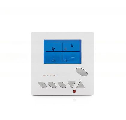 AC806 HVAC 룸 온도 조절기 0.5C 디스플레이 정확성 최대 부하 2A 장치