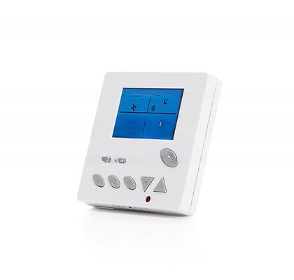AC806 HVAC 룸 온도 조절기 0.5C 디스플레이 정확성 최대 부하 2A 장치