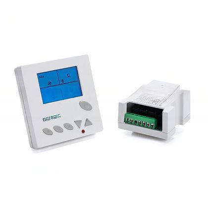 AC806 HVAC 룸 온도 조절기 0.5C 디스플레이 정확성 최대 부하 2A 장치