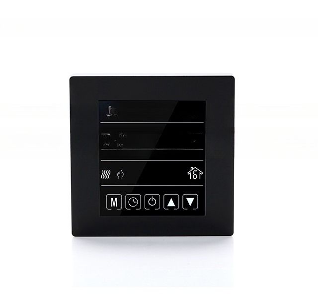 0.5C 디스플레이 정확성 바닥 난방용 프로그래밍 가능한 화이트 와이파이 HVAC 룸 온도장